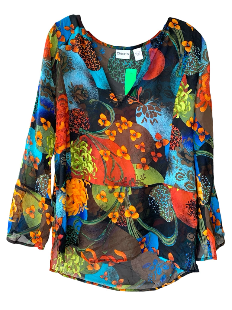CHICO'S  small TOP W