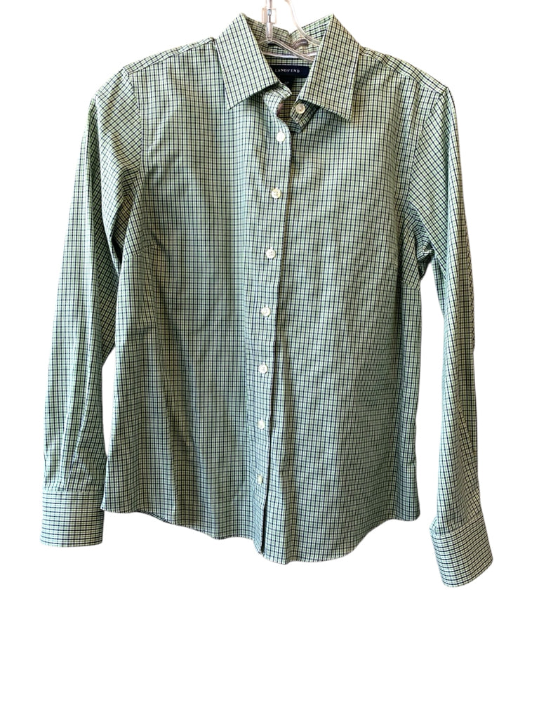 LAND'S END  8P BLOUSE W