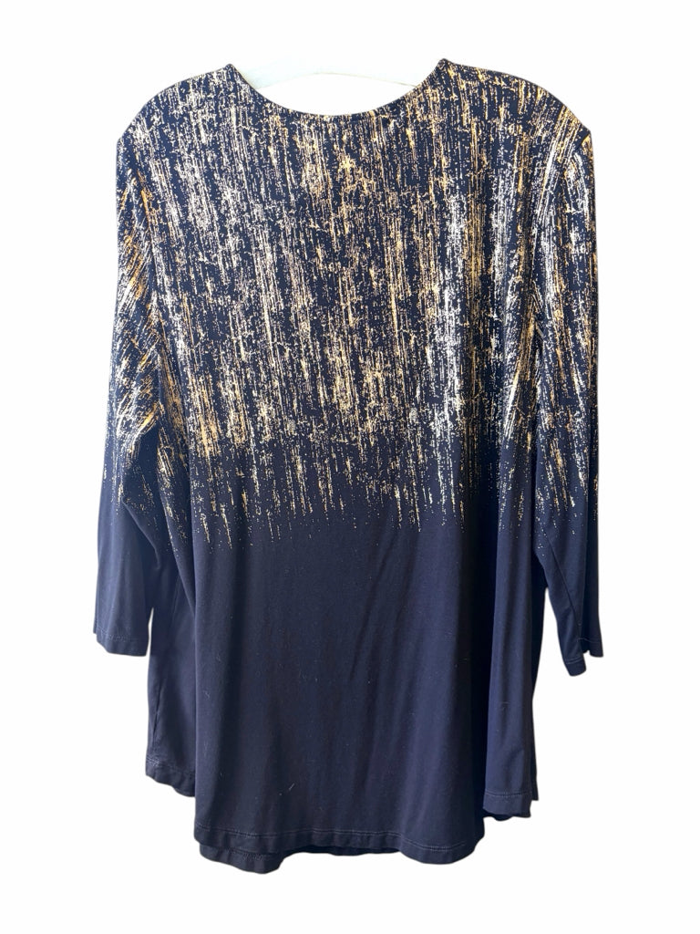 JM COLLECTION Size large TOP  W
