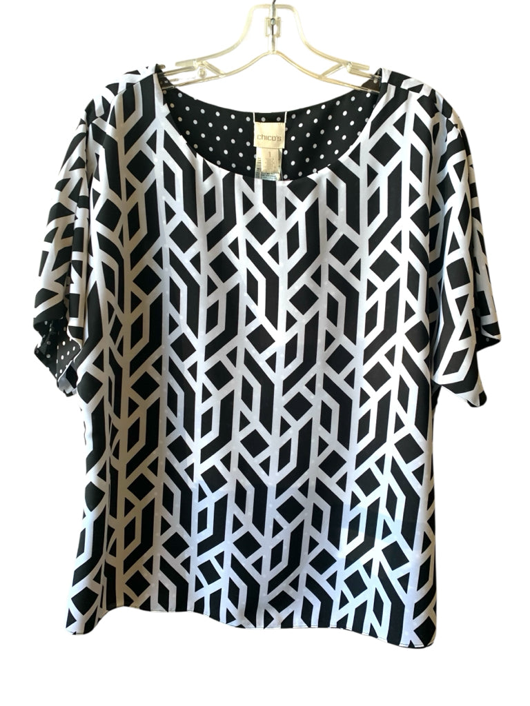 CHICO'S  medium TOP W