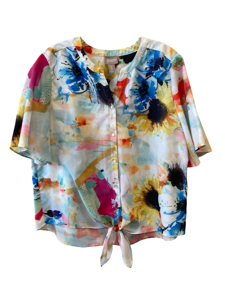 CHICO'S Size large BLOUSE W