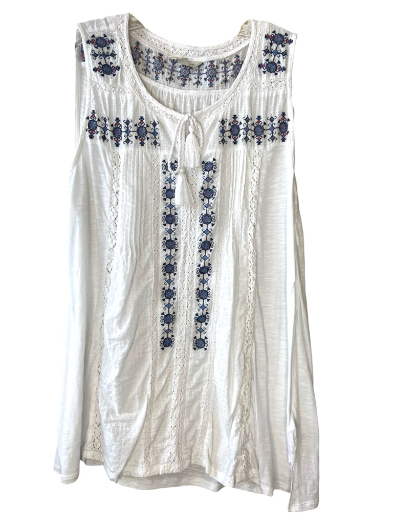 LUCKY BRAND Size 2X TOP W