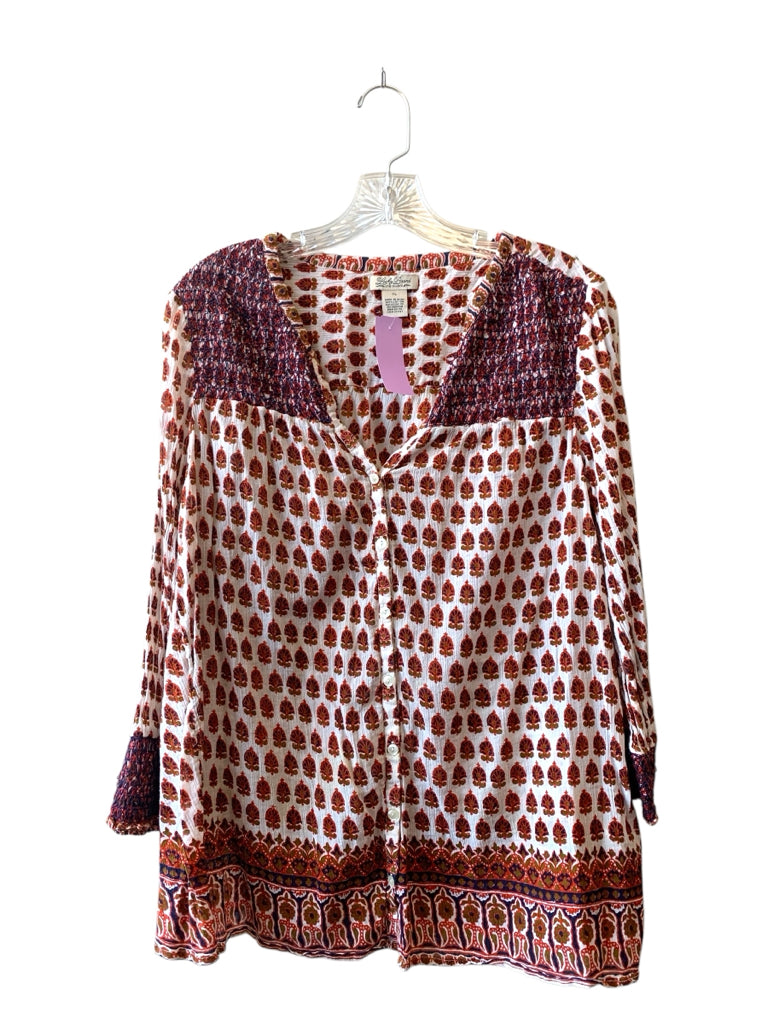 LUCKY BRAND  xL BLOUSE W