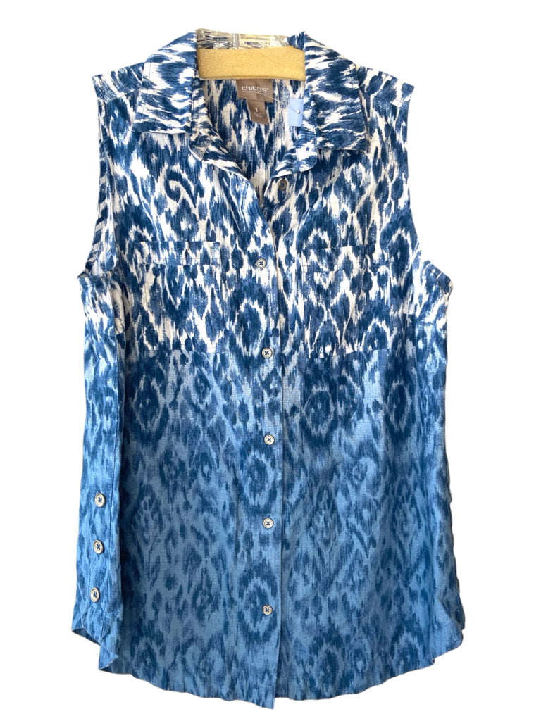 CHICO'S Size medium BLOUSE W