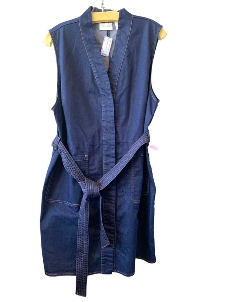 CHICO'S  x-lg DRESS W