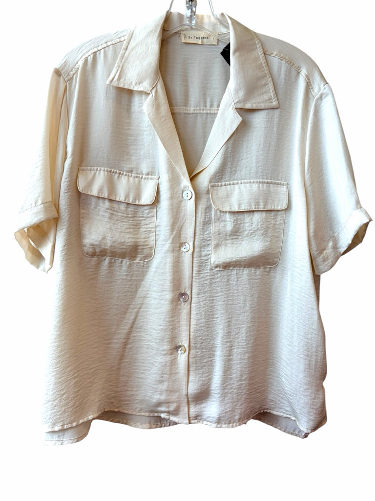 BY TOGETHER Size large BLOUSE W