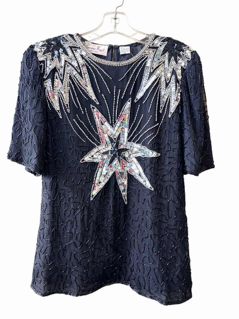 LAWRENCE KAZAR Size medium FORMAL TOP