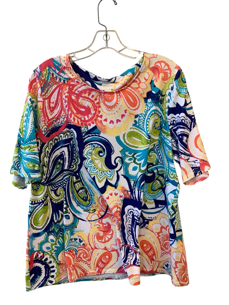 CHICO'S Size large TOP  W