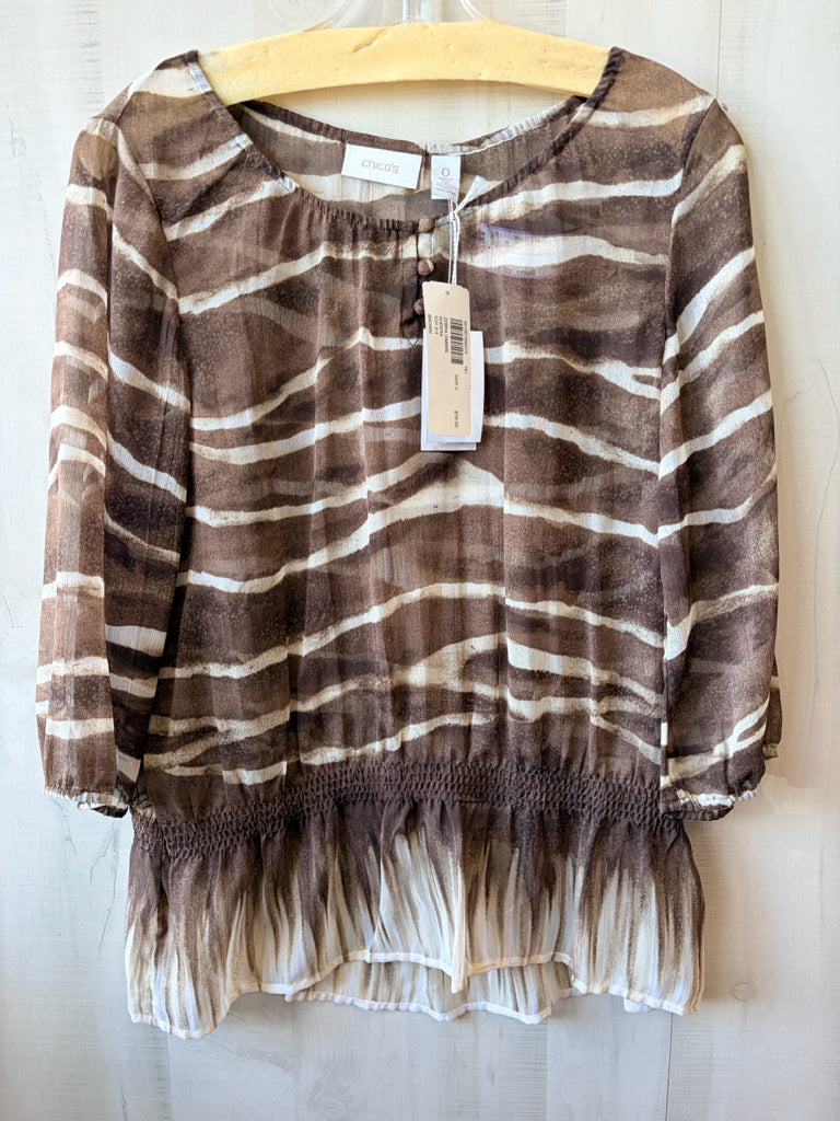 CHICO'S Size small TOP W