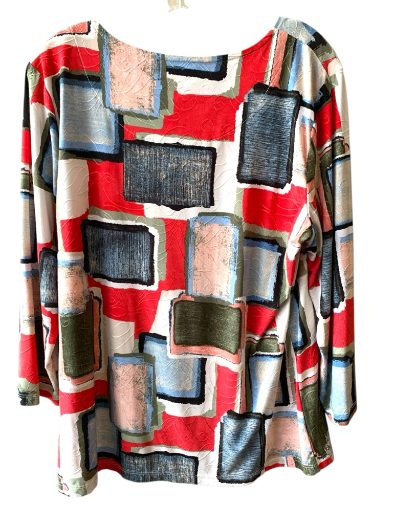 JM COLLECTION  large TOP  W