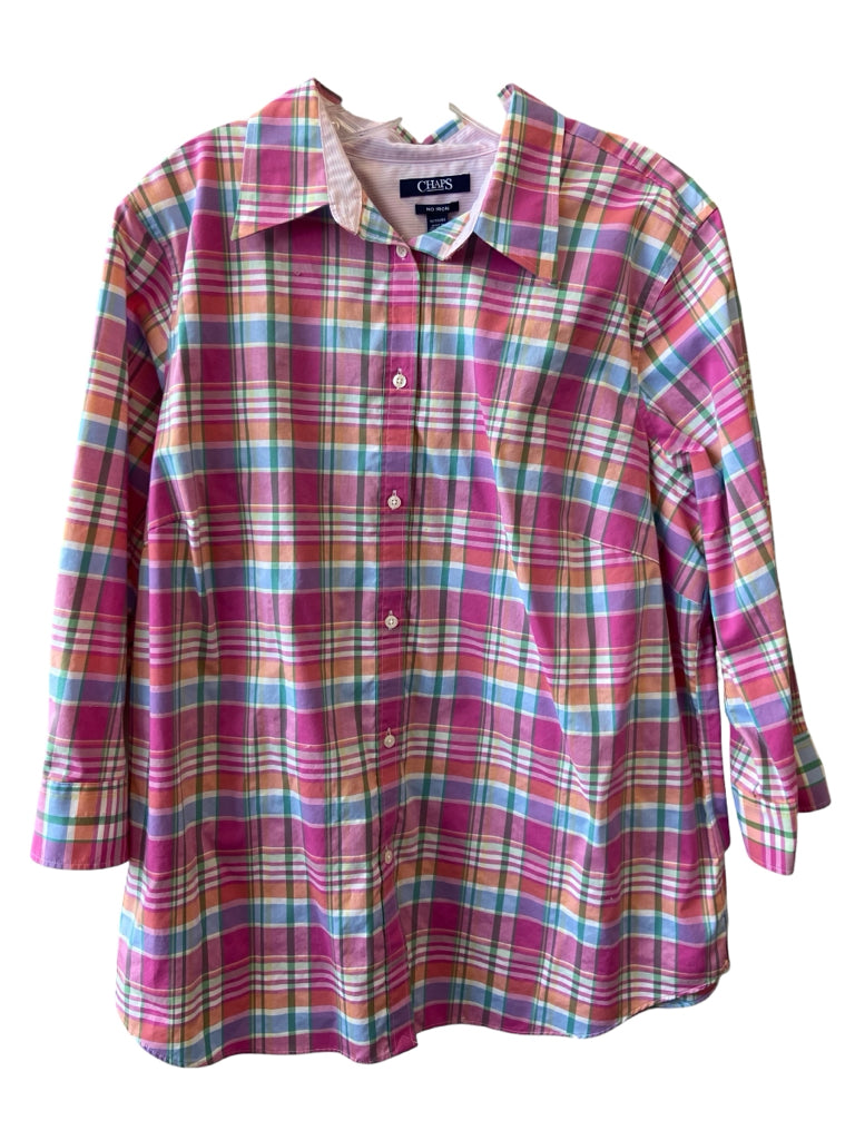 CHAPS Size 1X BLOUSE W