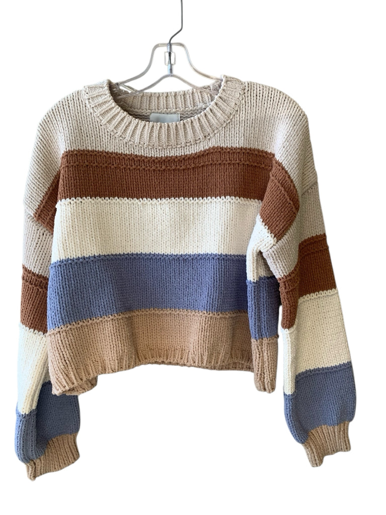 PINK ROSE  large SWEATER W